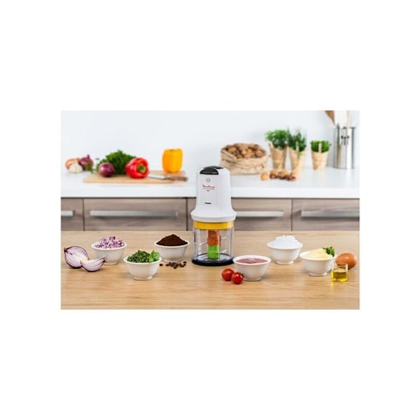 Hachoir - Moulinex - Multimoulinette AT723110 - 6 i 1 - Vit - Liten Hushållsapparat Vit