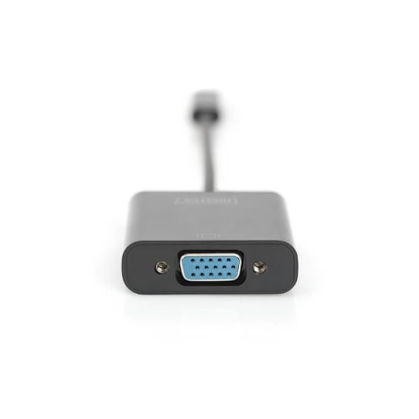 Digitus DA-70853, 0,15 m, USB C, VGA (D-Sub), Han, Hun, Ret kæde