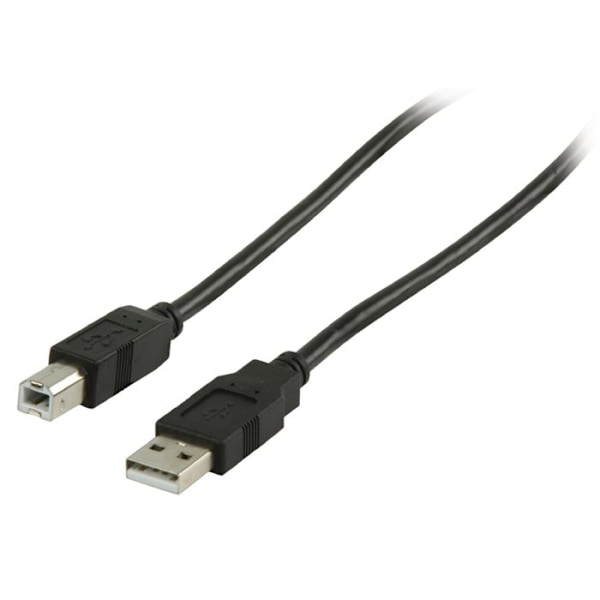 APC NetBotz USB-salpakaapeli, LSZH, 5 m, 5,00 m, USB A, USB B, uros-uros, musta