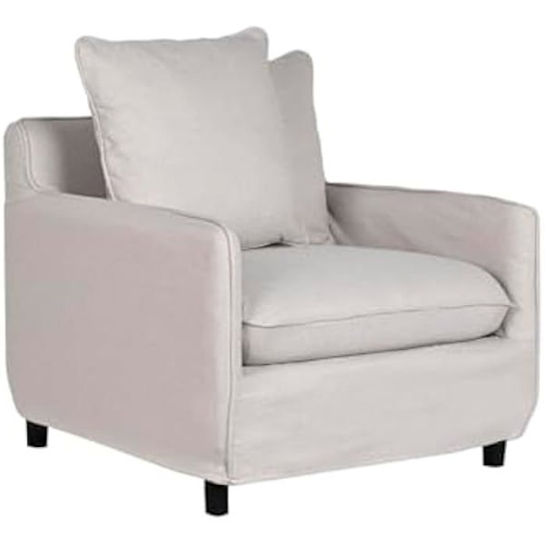 Nojatuoli - HOME ESPRIT - Beige - 86 x 59 x 87 cm - 1 istuttava - Sisä Flerfärgad