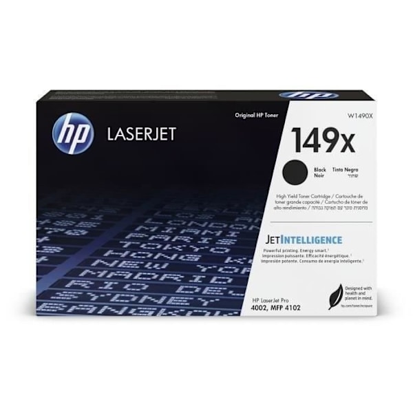 HP 149X (W1490X) aito korkeatehoinen musta värikasetti HP LaserJet Pro 4002 / MFP 4102
