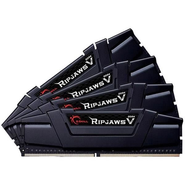 Minder G.SKILL Ripjaws V 4 x 16 GB DDR4 PC4-25600 CL16 Sort