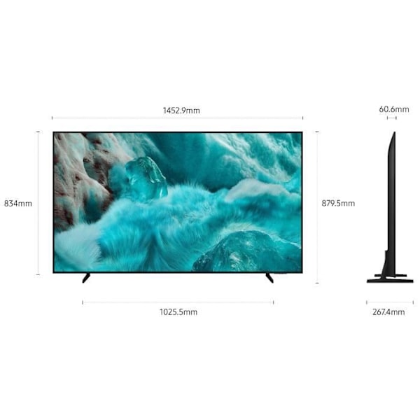 Samsung TQ65Q7F - TV QLED 65" (165 cm) - 4K UHD 3840x2160 - HDR10+ - Smart TV - Gaming Hub - 3xHDMI - WiFi