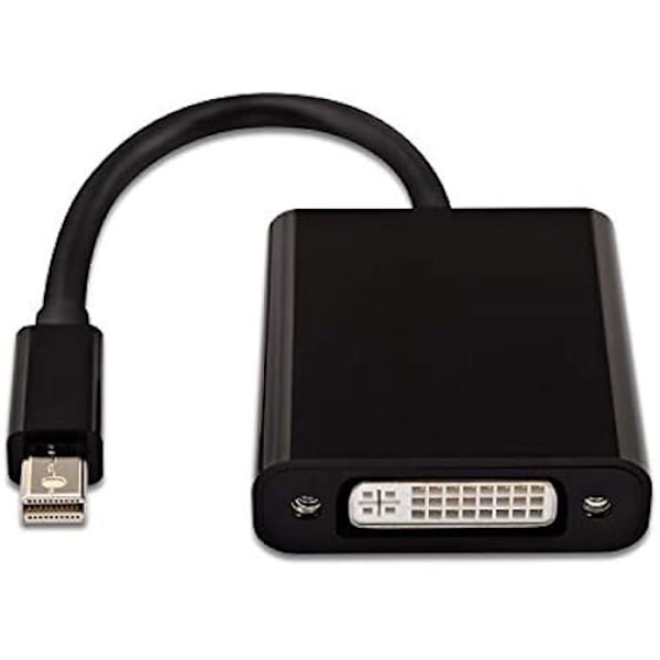 Videosovitin - V7 - Mini DisplayPort DVI:hen - Musta
