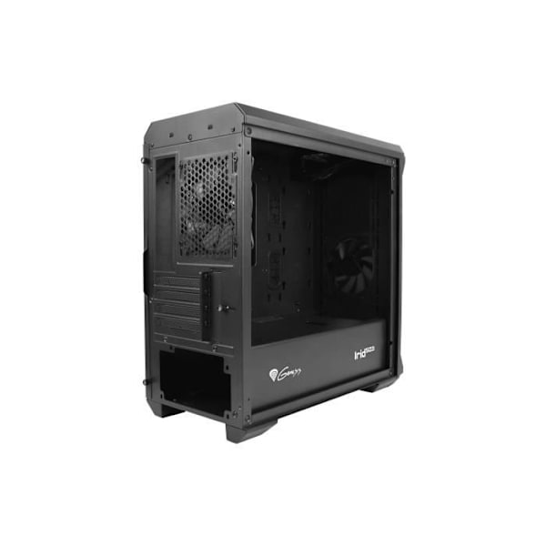 Mikroturbox - GENESIS - IRID 503 - Svart - 120 mm fläktar - Micro ATX kompatibilitet