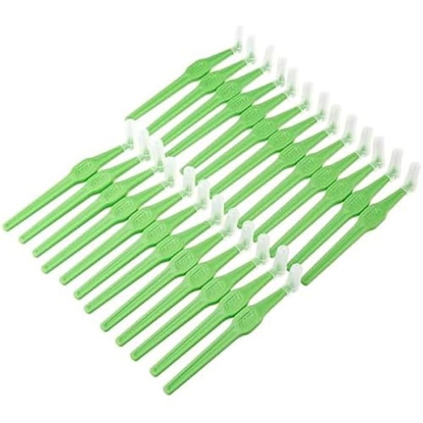 Interdentalborste - TePe - Grön vinkel - 25 Pack - Vinklat huvud - För vuxna Grön