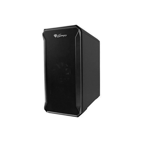 Mikroturbox - GENESIS - IRID 503 - Svart - 120 mm fläktar - Micro ATX kompatibilitet