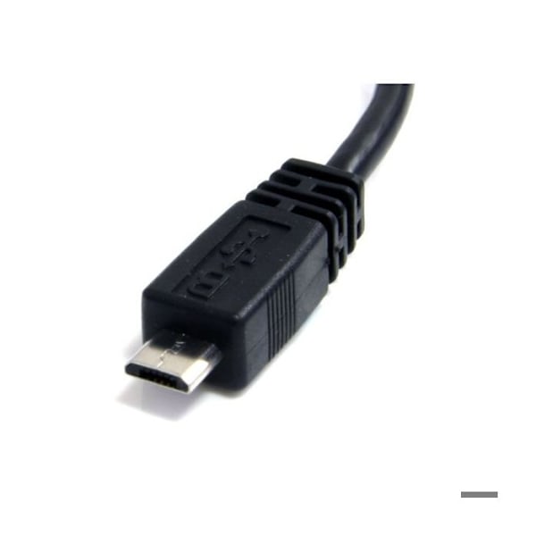 15 cm USB 2.0 A - Micro B -kaapeli - STARTECH - Musta - Elinikäinen takuu