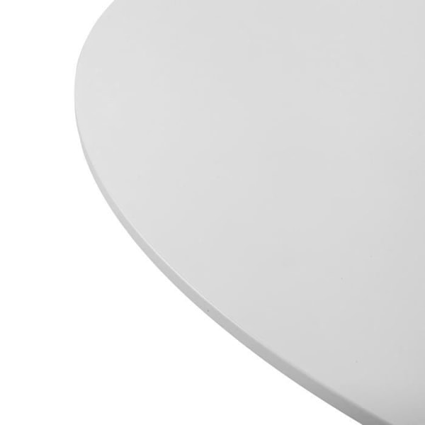 Ruokapöytä - Versa - 73 x 120 x 120 cm - MDF-puu, Metalli - Valkoinen