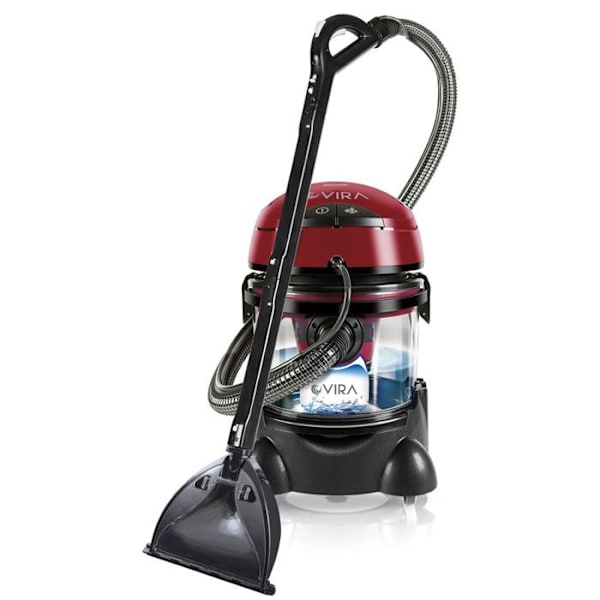 Aspirator schampooner special för mattor / textilier torr / våt 4 i 1 MPM MOD-22 2400W Röd 14889
