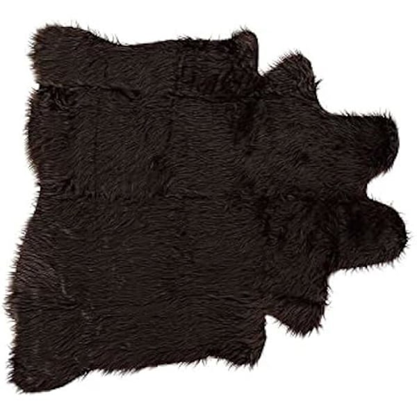 Matta - DKD Heminredning - Standard - Brun - Polyester - 160 x 150 x 2 cm kastanj