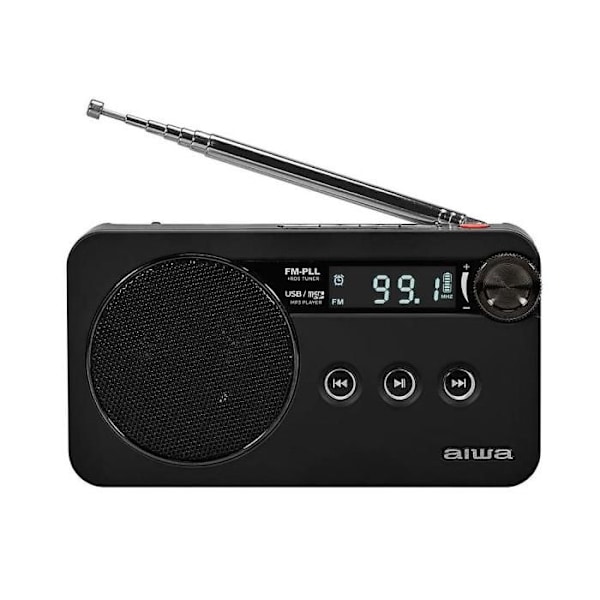 Aiwa Rs-77pll-bk Sort - Bærbar Radio