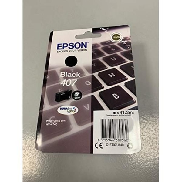 'Blækpatron - EPSON - WF-4745 - Sort - Kompatibel - Pakke med 1'