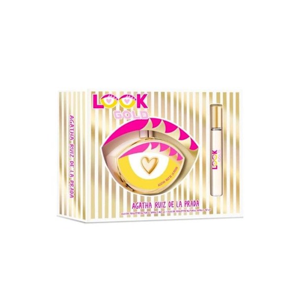 Aghata Look Gold Kit Eau de Toilette 80 ML + Eau de Toilette 10 ML