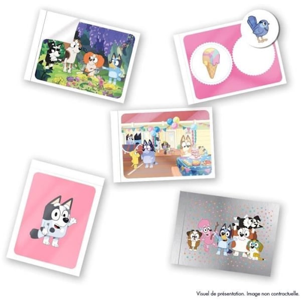 Tarrokuvat - PANINI - Bluey 2 - Pakkauksessa 7 pussia Flerfärgad