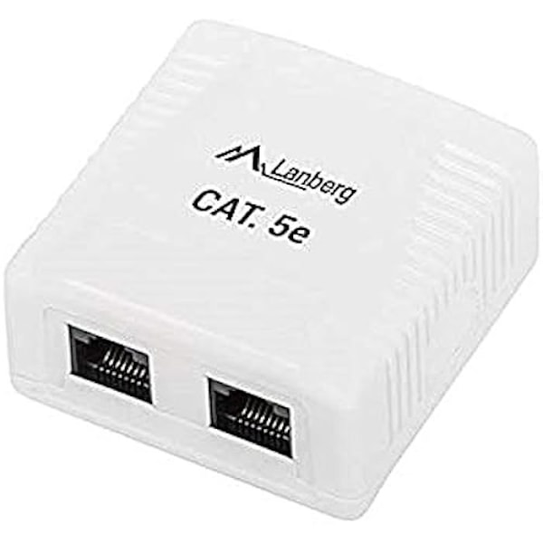 RJ45-stik - LANBERG - OU5-0002-W - Kategori 5 - UTP - RJ45-grænseflader