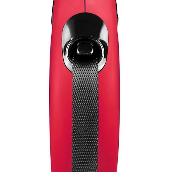 Flexi Collection Strap S tilbagetrækkelig snor - FLEXI - Rød - Til hunde op til 15 kg röd och svart
