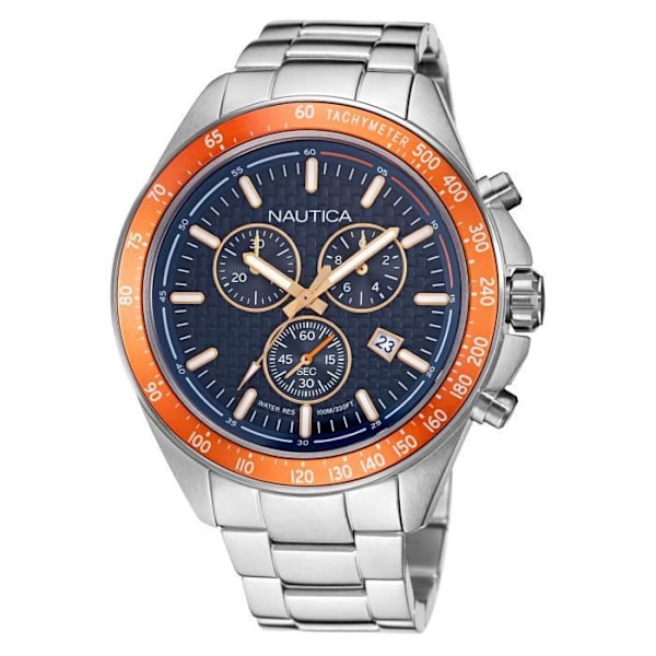 Ur - Nautica - NAPOBF117 - Kvarts - Chronograf - Rustfrit stål Silvergrå