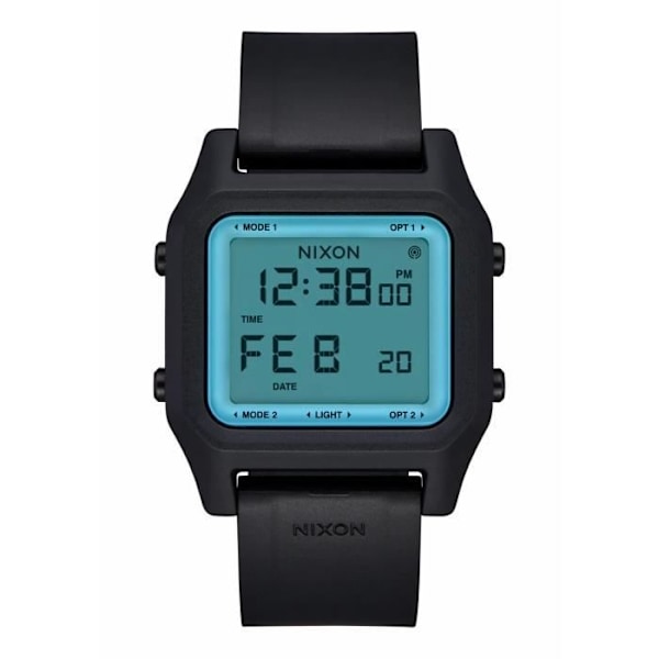 Ur - Nixon - Staple - Sort - Digital - Genanvendte plastmaterialer
