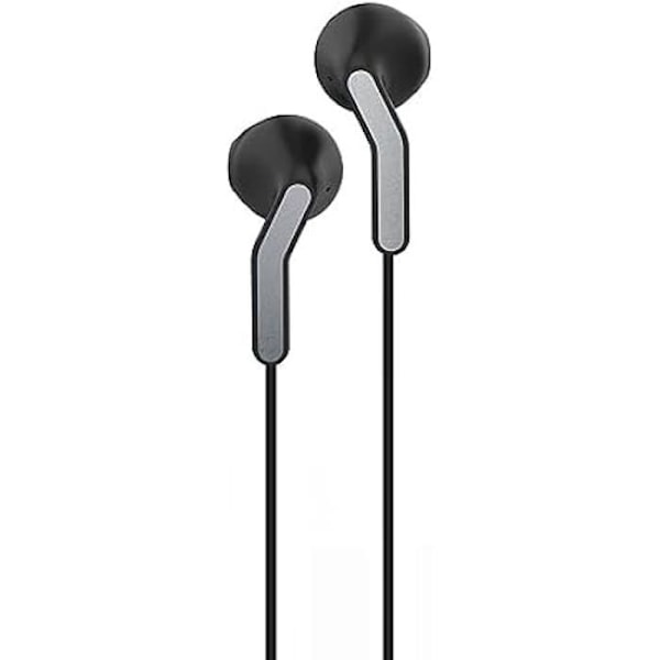 Stereohovedtelefoner - MUVIT - E56 - Sammenfoldelig - Støjreducerende - 3,5 mm ledning - Sort Svart