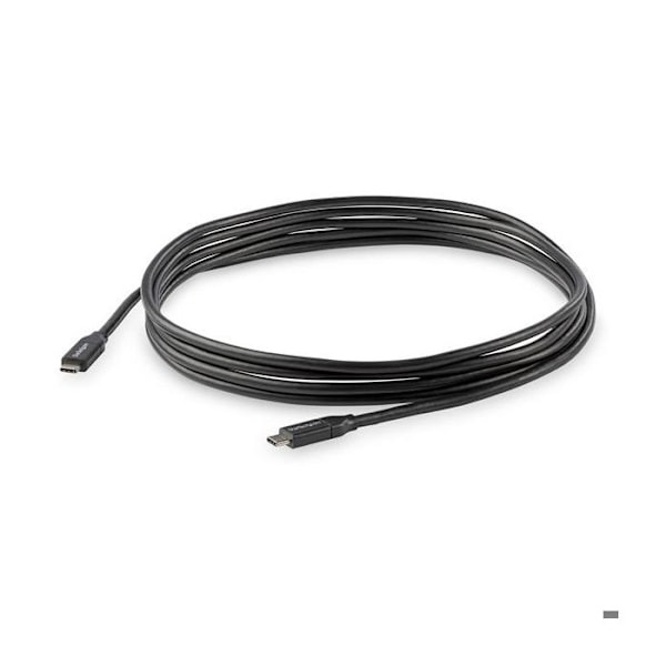 STARTECH USB-C til USB-C kabel - 3m - Strømforsyning 5A - USB-IF certificeret - Sort