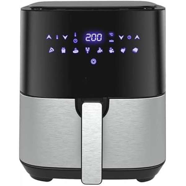 Airfryer - EDM - 07790 - 1450 W - 5 L - LED skærm mångfärgad