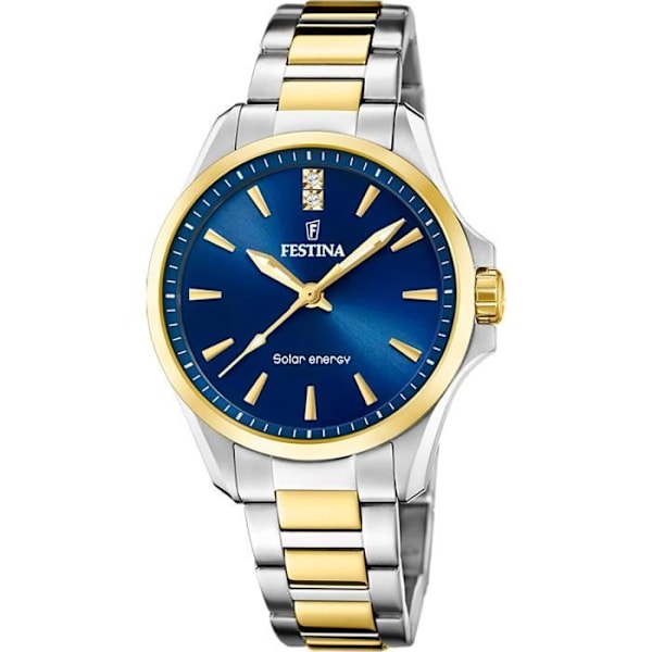 Montre Femme FESTINA i Bicolor Stål Vandtæt - 244637 hvid
