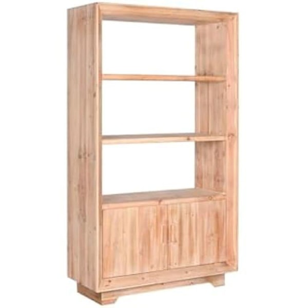 Hylly - HOME ESPRIT - Luonnonmukainen - MDF puu - 100 x 40 x 175 cm - Monivärinen Flerfärgad
