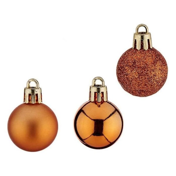 julkulor ø 3 cm orange plast