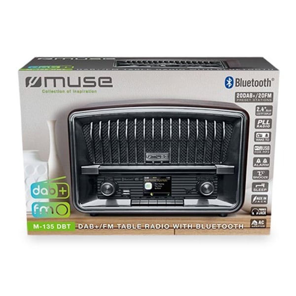 Radio MUSE M135DBT Træ