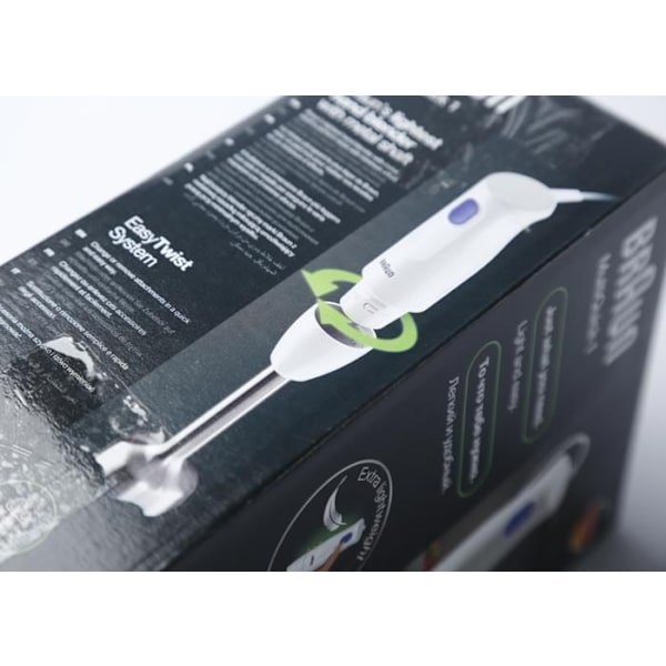 Stavmixer - BRAUN - MultiQuick 1 MQ10.001M - 450 W - Blå - Lätt och lätt att använda