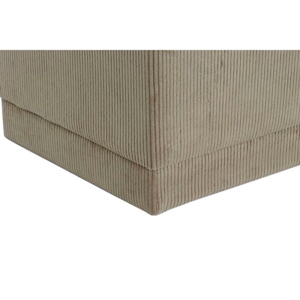 Bænksæde af polyester og MDF træ DKD Home Decor kastanj