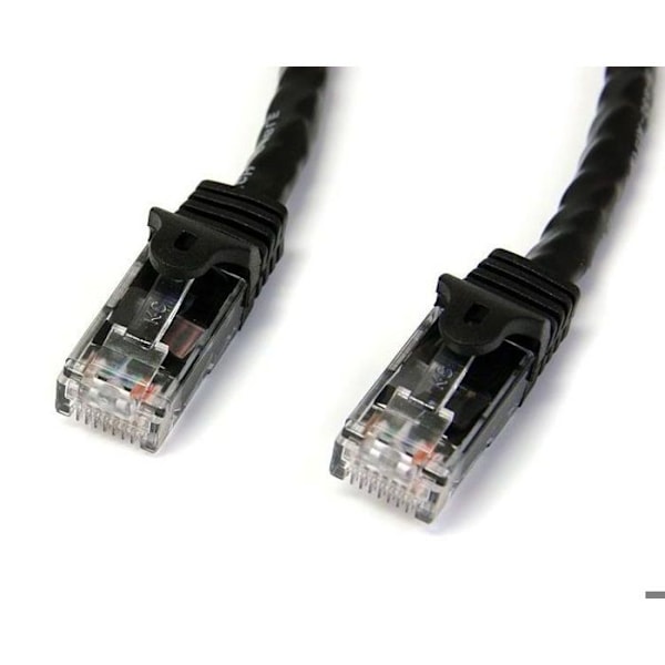 Cat6 Gigabit netværkskabel UTP - STARTECH - 10 m - RJ45 han/han - Sort - Antiventilations