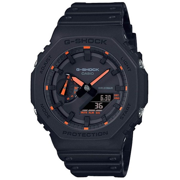 Kello - CASIO - G-Shock - Musta ja punainen hartsi Svart
