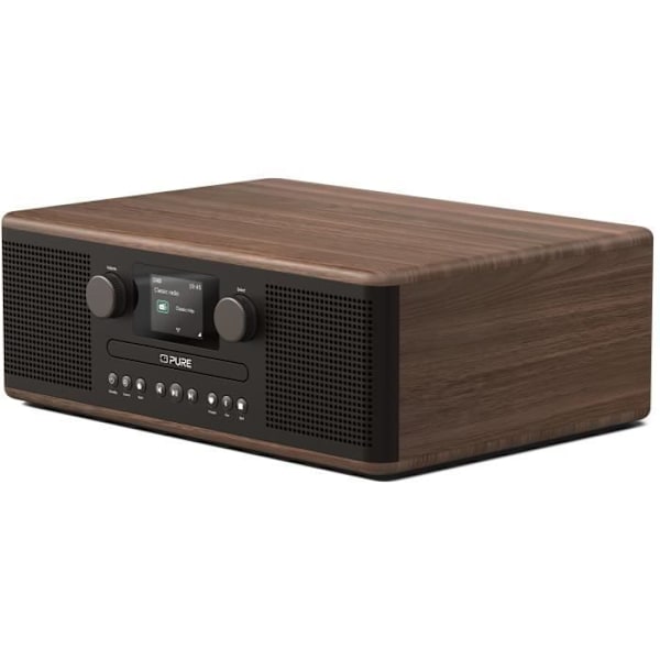 CD-spelare & digitalradio - PURE - Classic C-D6 - Svart kaffe/valnöt Svart kaffe/valnöt