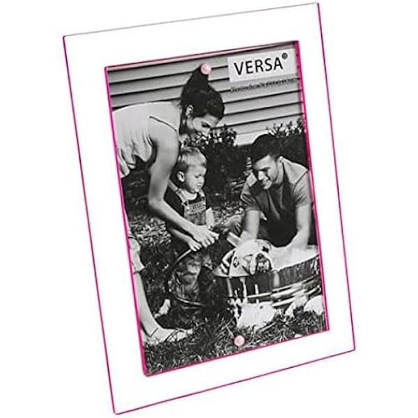 Fotoram - VERSA - 13 x 18 cm - Polypropen - Rosa - Modern design Rosa