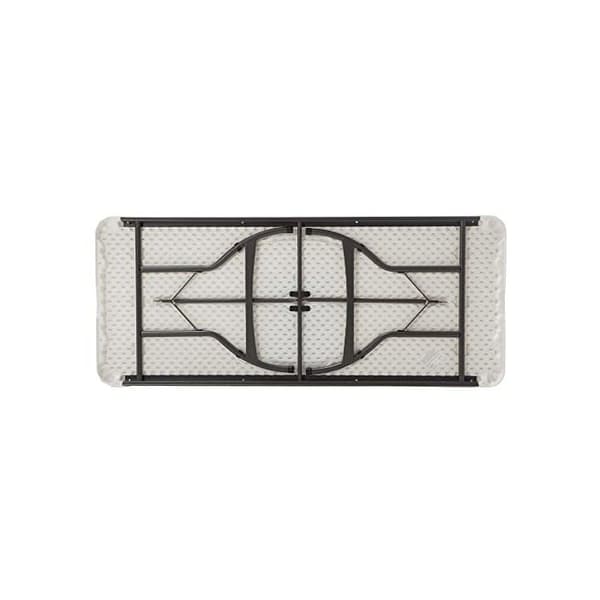 Fällbar restaurangbord - LIFETIME - 183x76 cm - Vit - Högdensitetspolyeten - Fällbar - Utomhusbruk Vit
