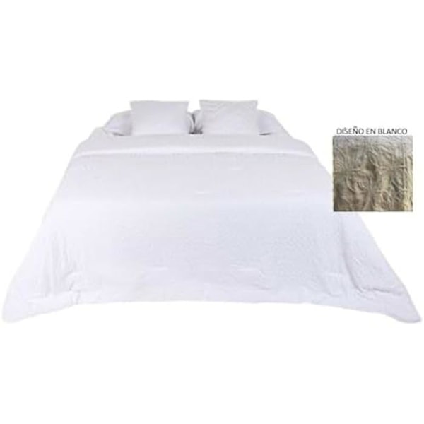 Överkast - HOME ESPRIT - Vit - 180 x 260 cm - Flerfärgad - Inomhus Flerfärgad