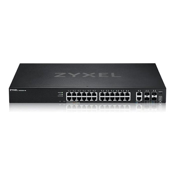 Switch - ZYXEL - XGS2220-30 - 24 porte - 6 10G uplink - L3 adgang og stabling