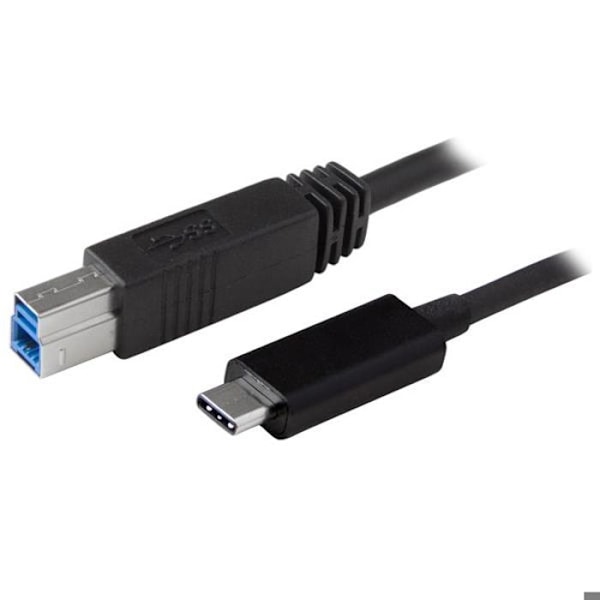 1 m USB-C-USB-B-kaapeli - STARTECH - Suojaus - Nikkelipinnoitettu liitin