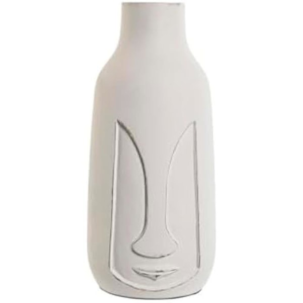 Vase - HOME ESPRIT - Moderne - Mangotræ - 15 x 15 x 30 cm - Flerfarvet Flerfärgad