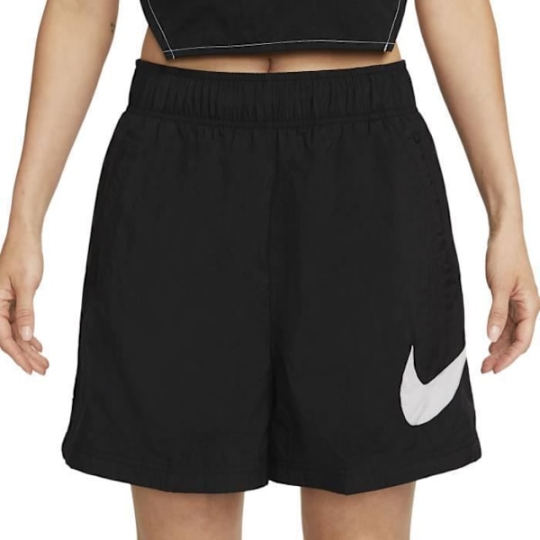 Lyhyt Nainen - Nike - DM6739-010 - Korkea vyötärö - Musta - 100% Kierrätetty polyesteri Svart XS