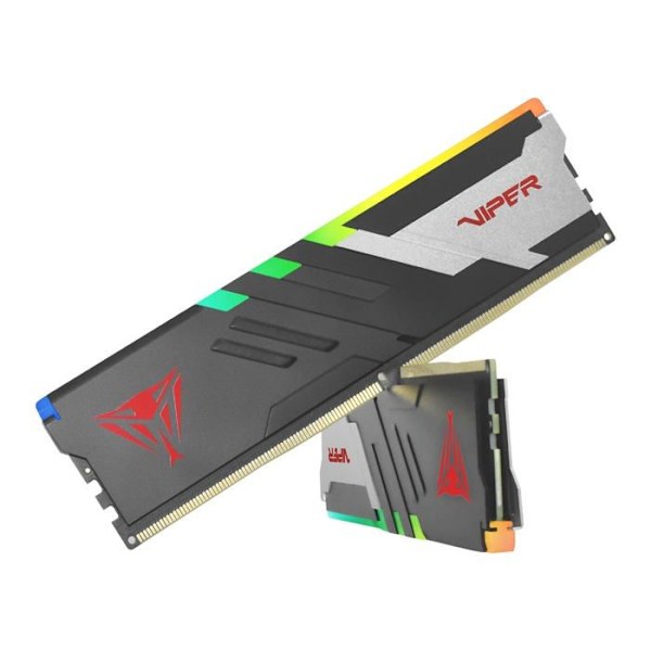 Patriot Viper Venom RGB PC5-48000 (6000 MHz) DDR5 DIMM 32 GB (2x16 GB) Memory Stick-sæt (sort)