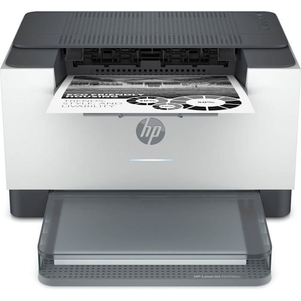 HP LaserJet M209dw sort/hvid laserprinter med enkelt funktion Hvid