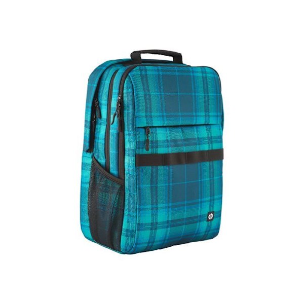 HP Campus XL -reppu - HP - Blue Tartan - Unisex