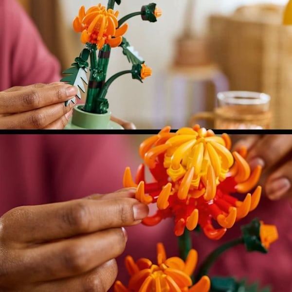 LEGO® Icons 10368 Krysantemum - byggbart blomsterdekorationsset för vuxna mångfärgad