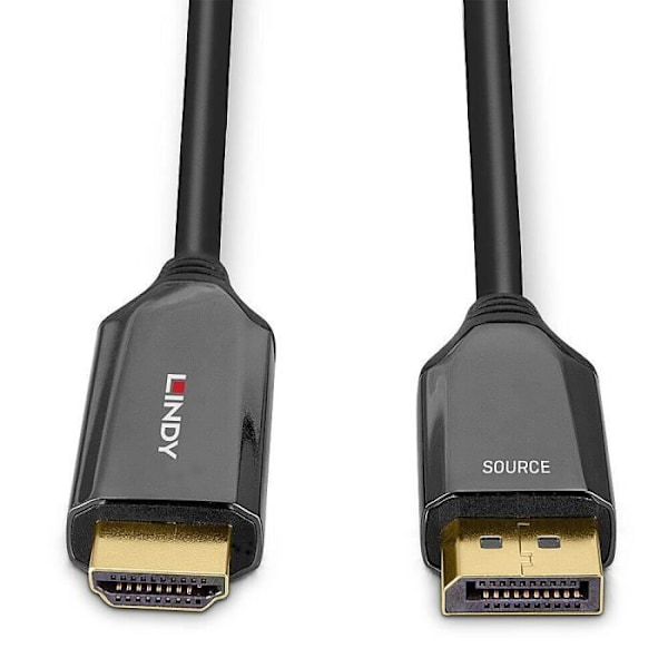 KABEL AKTIV DISPLAYPORT 1.4 TIL HDMI 8K60, 1M LINDY