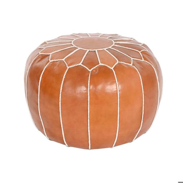 Kudde - DKD Home Decor - Loft - Polyester - Läder - 50x50 cm kamel