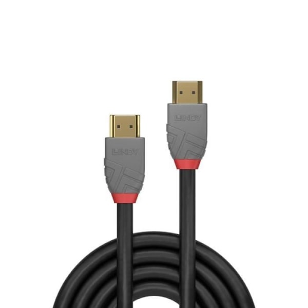HDMI-kabel - LINDY - 36964 - 3 m - 4096 x 2160 pixels - 18 Gbit/s - Sort, Grå