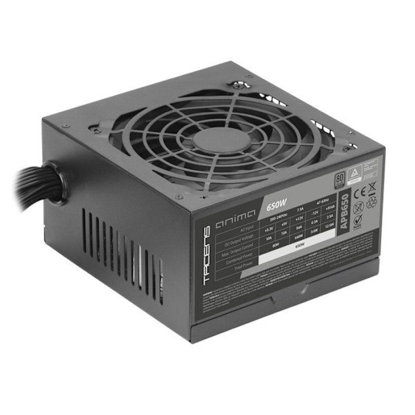 Alimentaatio ATX - Tacens - APB650 - 650W - 80Plus Bronze - UltraHiljainen Tuuletin 12cm
